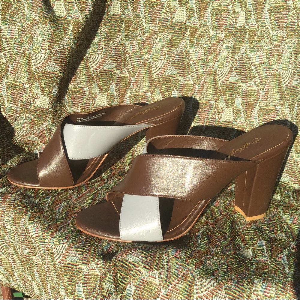 NWOT Miss Albright Anthropologie Leather Sandals